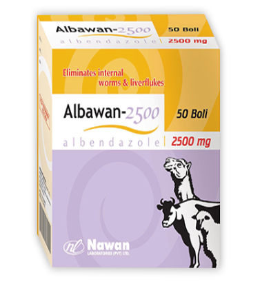 ALBAWAN 2500 Bolus by Nawan Labs | Broad Spectrum Dewormer | Maida Medicine