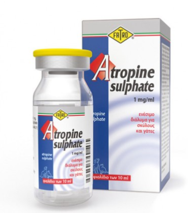 Atropine Sulphate – Veterinary Anticholinergic Injectable Solution for Emergency Use in Livestock & Pets | Fatro | Maida Medicine