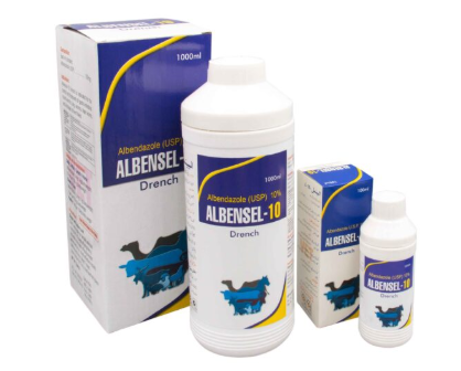 Albensel-10 Drench for Animals | Veterinary Dewormer | Maida Medicine