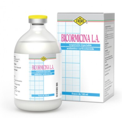 Bicormicina L.A. – Veterinary Long-Acting Oxytetracycline Injectable Antibiotic for Cattle, Sheep, Goats, Swine & Horses | Fatro | Maida Medicine