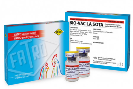 BIO-VAC LA SOTA – Veterinary Live Attenuated Newcastle Disease Virus (La Sota Strain) Vaccine for Poultry | Fatro | Maida Medicine