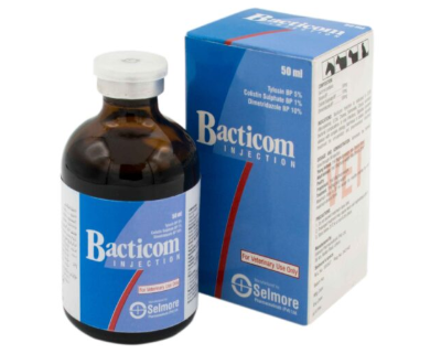Bacticom Injection for Animals | Veterinary Antibiotic & Antibacterial | Maida Medicine