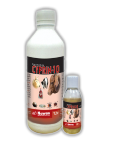 CYPRIN-10 SOLUTION  By Nawan Labs 🧪 | Powerful Cypermethrin 10% Ectoparasiticide 🐄🐑🐐🦟