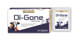 Di-Gone Oral Powder by Nawan Labs – Veterinary Anti-Diarrheal for Animals | Maida Medicine