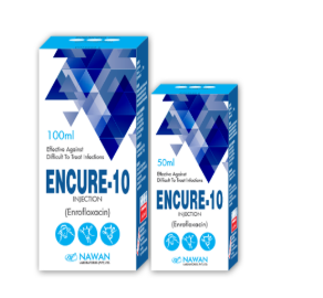 ENCURE-10 Injection by Nawan Labs – Veterinary Antibiotic Injection | Maida Medicine