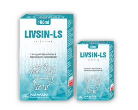 🐄💉 LIVSIN-LS Injection – Broad Spectrum Antibiotic for Calves | Lincomycin & Spectinomycin | Nawan Labs | Maida Medicine