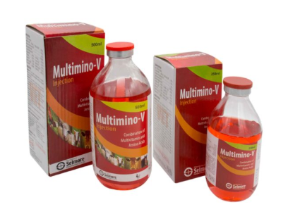 Multimino-V Injection for Animals | Complete Vitamins & Amino Acids Tonic – Maida Medicine