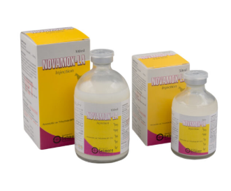 Novamox LA Injection for Animals | Long Acting Broad Spectrum Antibiotic | Maida Medicine