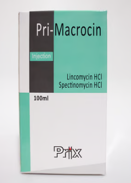 Pri‑Macrocin Injectable Solution – Prix Pharmaceutica | Maida Medicine Veterinary Store