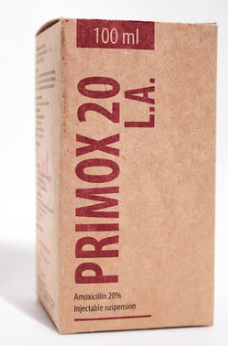 Primox 20 L.A (50ml-100ml). – Maida Medicine Veterinary Store | Trusted Brand for Animal Health