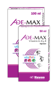 ADE-MAX Injection by Nawan Labs | Veterinary Multivitamin | Maida Medicine