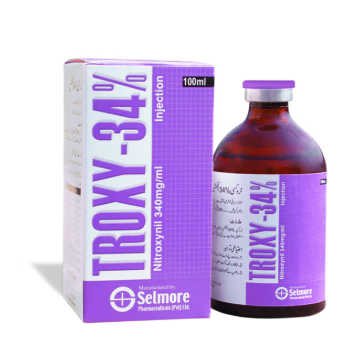 Troxy-34% Injection – Powerful Oxytetracycline Antibiotic for Livestock | Maida Medicine 🐄🐑🐐